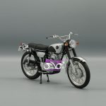 مشکی نقره ای Honda CL 350