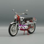قرمز نقره ای Honda CL 350 - تصویر 2