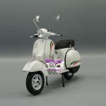 سفید Vespa 150 - تصویر 4