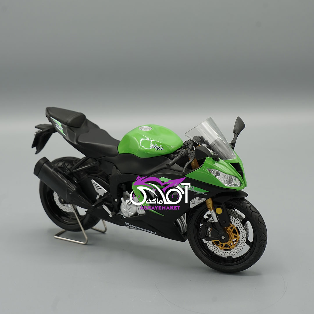 2 مشکی سبز Kawasaki zx6r - تصویر 1