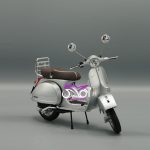 نقره ای Vespa 150