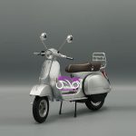 نقره ای Vespa 150 - تصویر 2