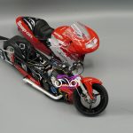 قرمز Suzuki hayabusa drag