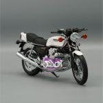 سفید Honda CBX 1047