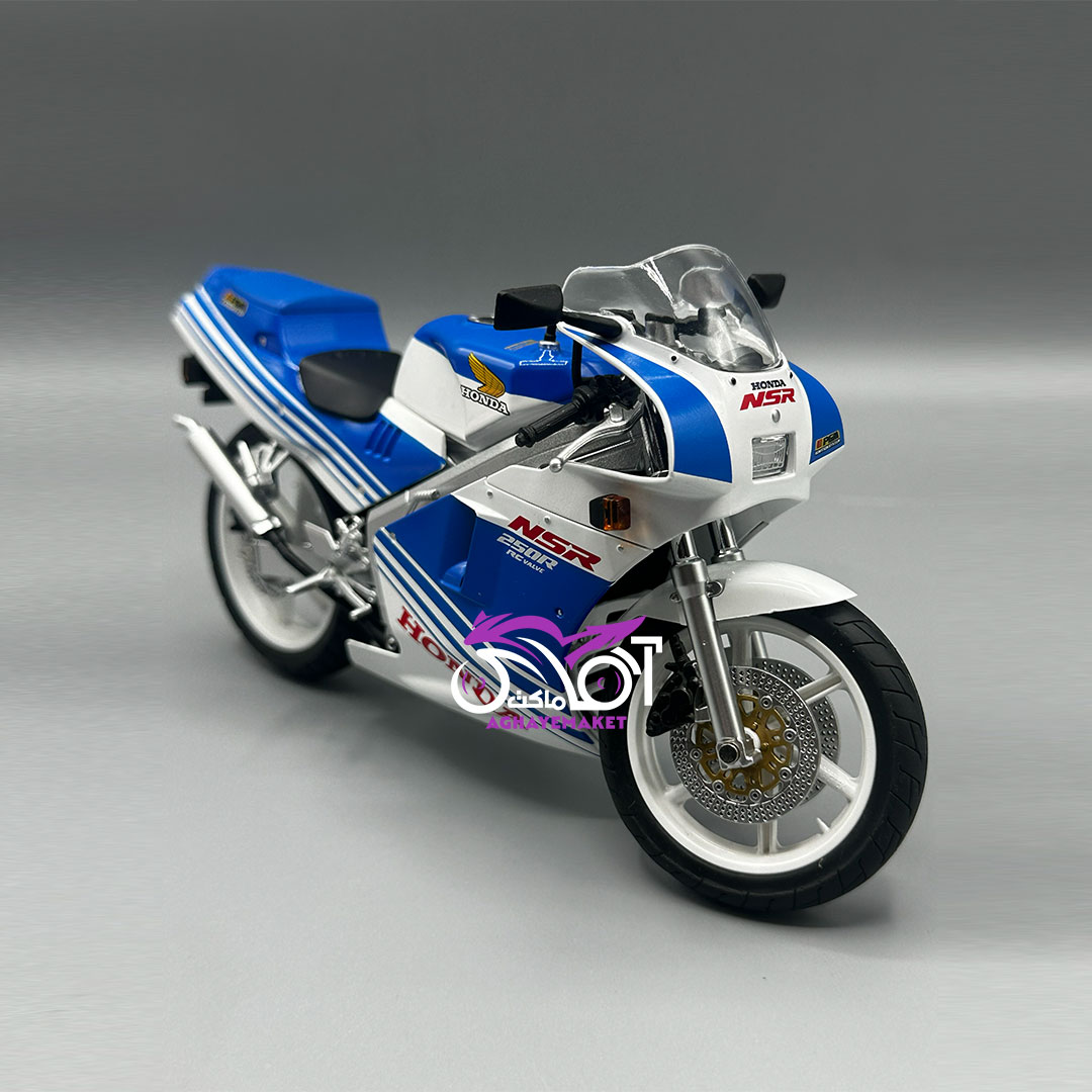 1-209 سفید آبی Honda NSR 250 - تصویر 1