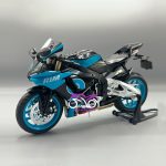 فیروزه ای Yamaha R1 1000 - تصویر 5