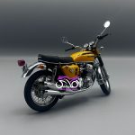 طلایی Honda 750 four - تصویر 2