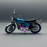 آبی Honda 750 four - تصویر 2